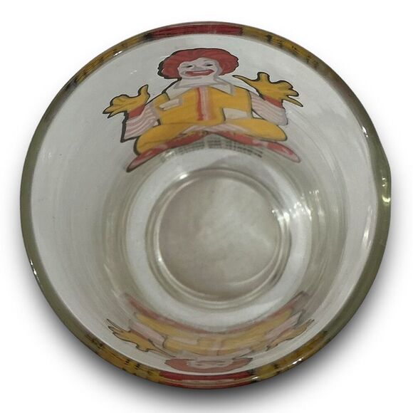 Vintage 1977 McDonald's Ronald McDonald Promotional Drinking Glass - Picture 4 of 6